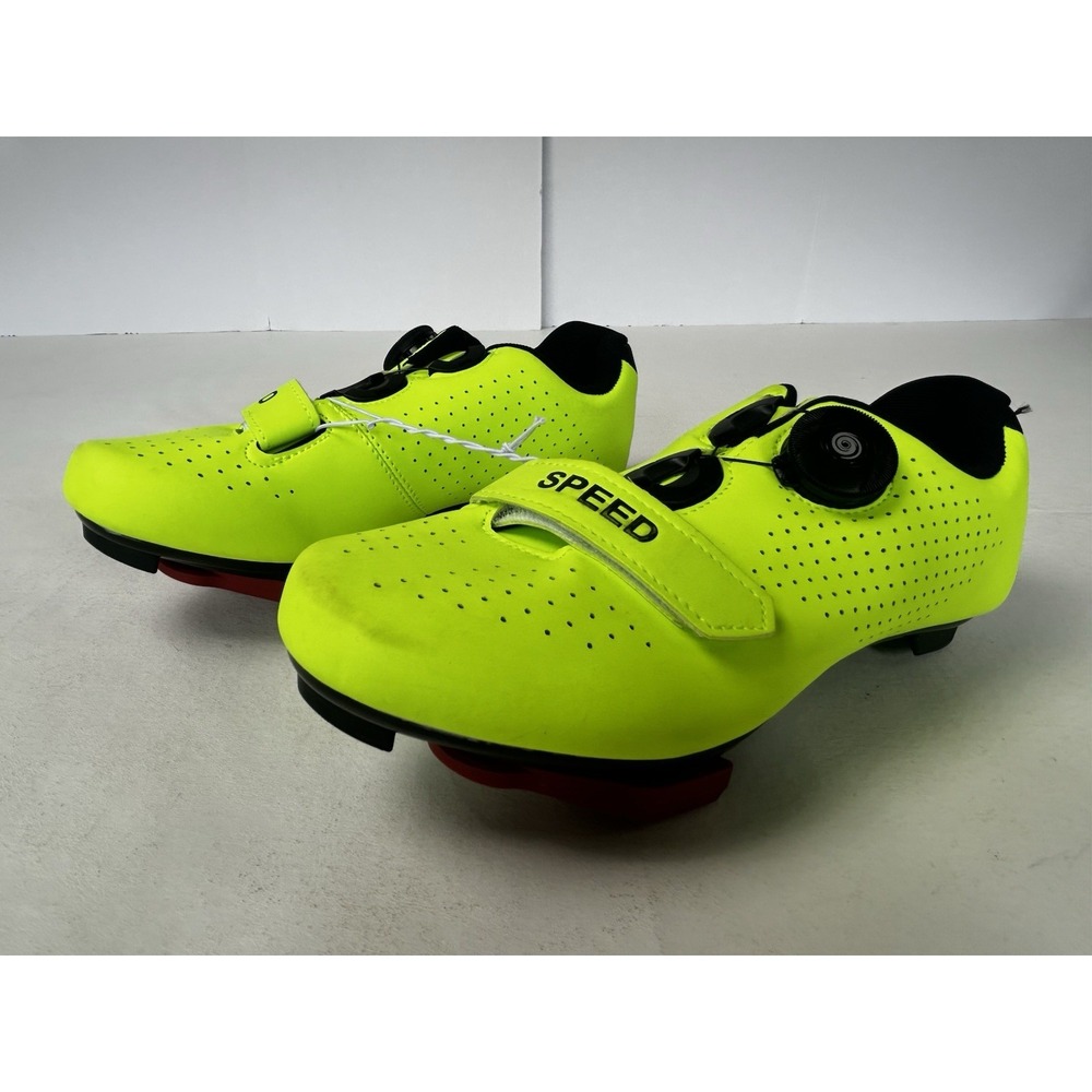 NWOT Green Speed Sport Adult Mountain and Road Bike Shoes US Size 6.5 EU Size 37